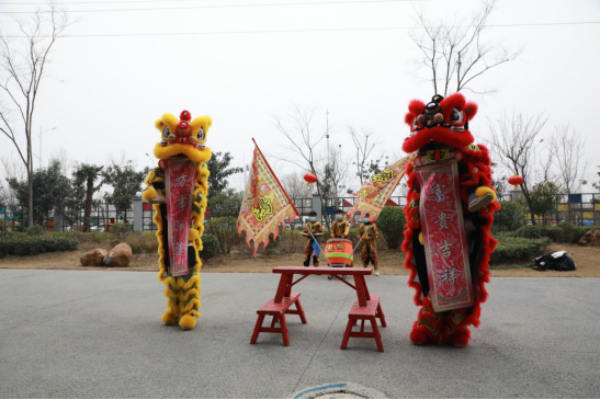 開工大吉 | 舞獅歡慶開門紅，中原工業(yè)設(shè)計(jì)城虎年再出發(fā)!