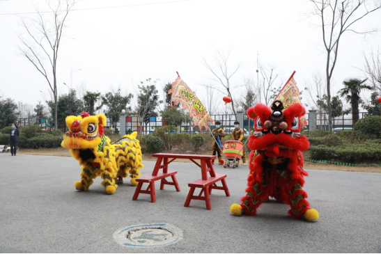 開工大吉 | 舞獅歡慶開門紅，中原工業(yè)設(shè)計(jì)城虎年再出發(fā)!